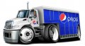 Pepsi car logo 10 inches decal sticker