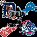 DETROIT VS EVERYBODY Iron On Transfer